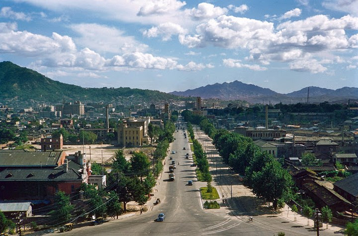 Hình ảnh đường phố Seoul vào tháng 9/1955./.