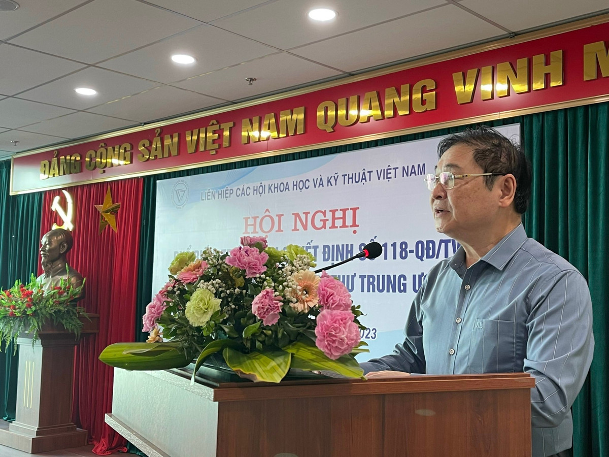 VUSTA to chuc Hoi nghi Pho bien, trien khai Quyet dinh so 118-QD/TW ngay 22/8/2023 cua Ban Bi Thu Trung uong