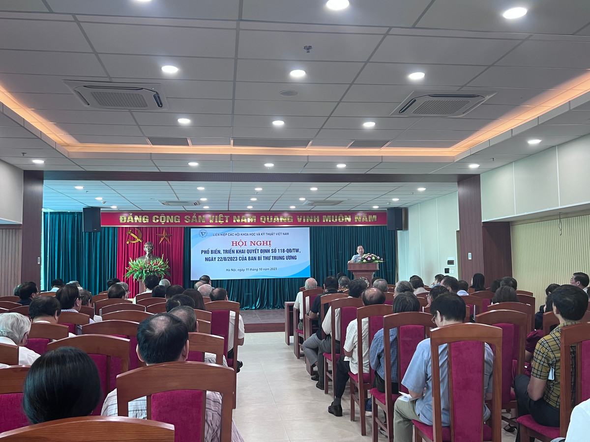 VUSTA to chuc Hoi nghi Pho bien, trien khai Quyet dinh so 118-QD/TW ngay 22/8/2023 cua Ban Bi Thu Trung uong-Hinh-3