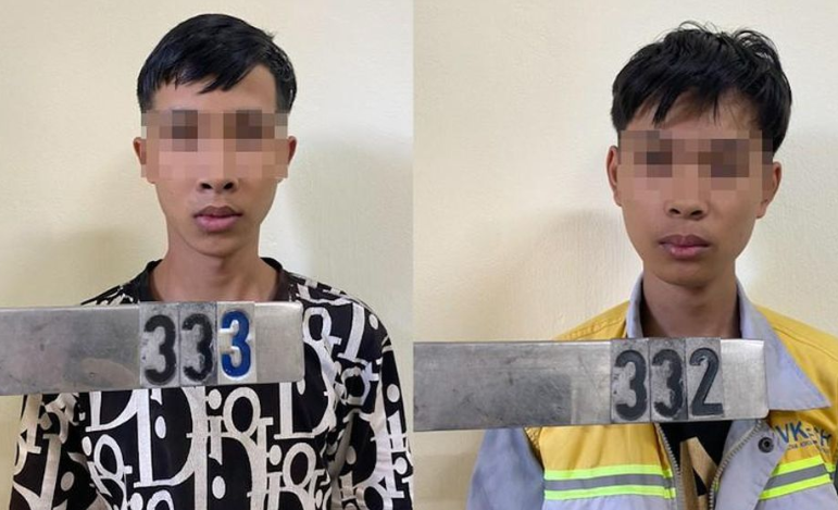 Bac Giang: Bat 2 doi tuong chuyen dot nhap nha chua trom tien cong duc