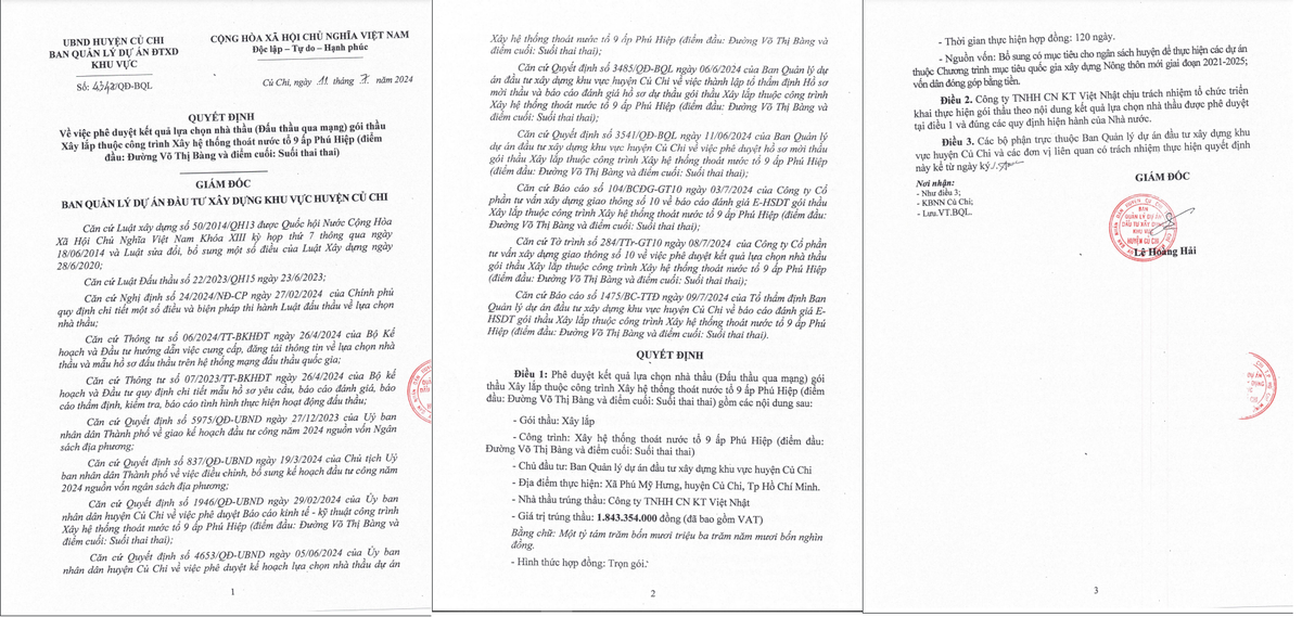 TP HCM: Cty Việt Nhật 8 ngày trúng 6 gói xây lắp tại Củ Chi TP HCM: Cty Viet Nhat 8 ngay trung 6 goi xay lap tai Cu Chi