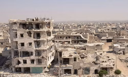  “Thành phố chết” Aleppo hoang tàn vì chiến tranh triền miên những năm qua.