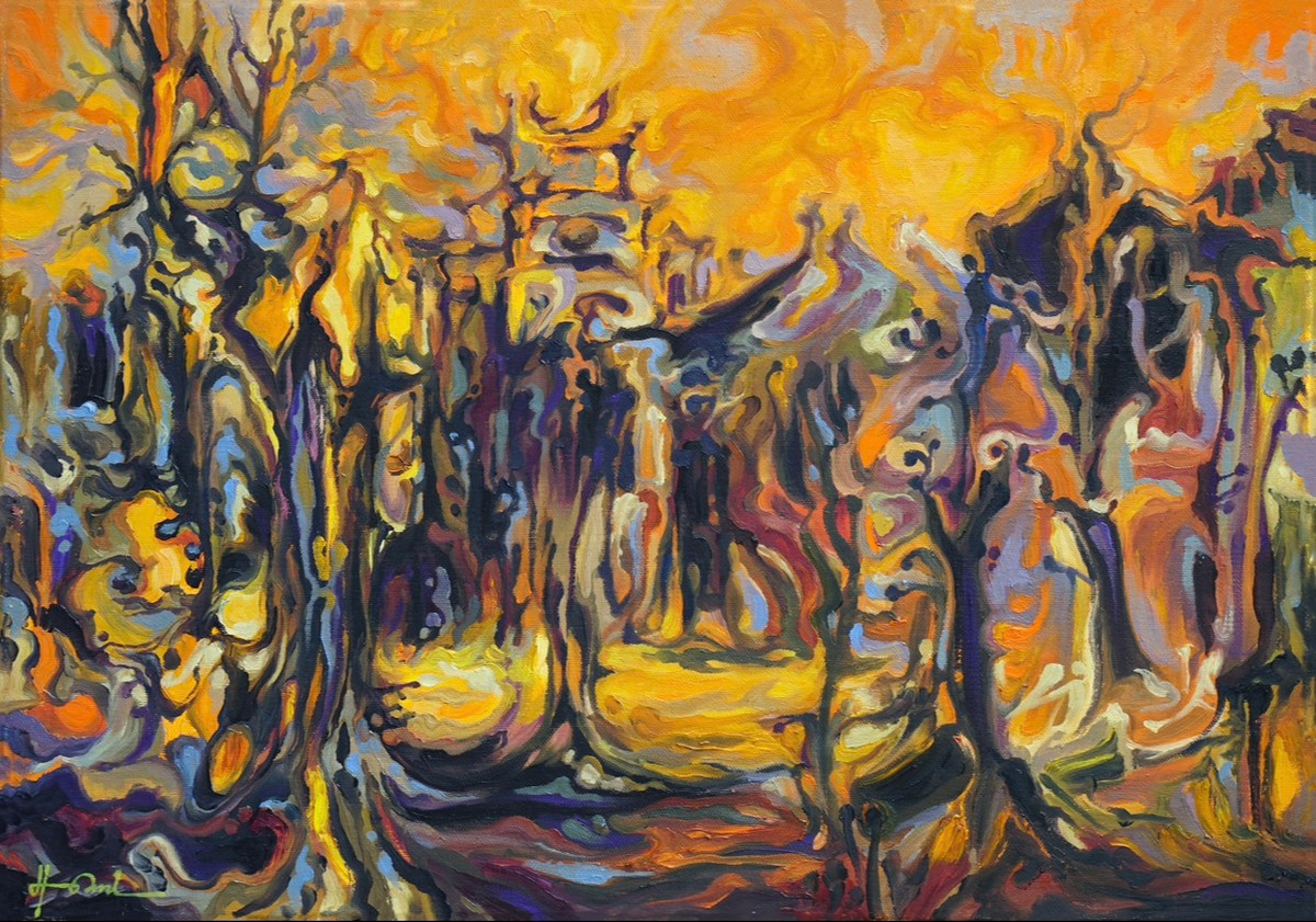 Các ca khúc về Hà Nội là một nguồn cảm hứng quan trọng trong series tranh về phố Hà Nội của hoạ sỹ Hoàng Định. Ông bày tỏ: “Các tác phẩm nghệ thuật được tạo ra không phải là ghi chép lại một thế giới, mà tạo ra một thế giới hiển hiện, kết nối mạnh mẽ với bên ngoài, có thiên nhiên, có nghệ sĩ và có cả người xem, với đầy đủ các rung động từ những giai điệu du dương đến những âm thanh dữ dội; từ tác phẩm “Bình minh trên phố” đến “Phố lên đèn”; từ “Phố bình yên” đến “Phố xanh”.