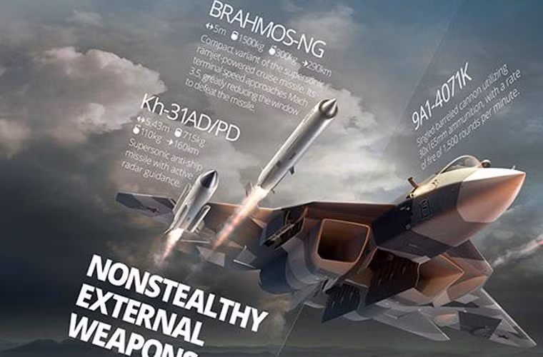 Máy bay Su T-50 cũng sẽ trang bị những loại bom mới có sức công phá hơn hẳn các loại bom vốn có trước đây.