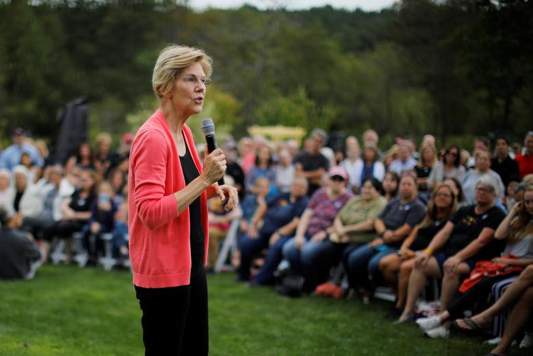 Thượng nghị sĩ Elizabeth Warren đến từ bang Massachusetts vạch ra kế hoạch khí hậu trị giá 3 nghìn tỷ USD, trong đó có mục tiêu đến năm 2030 hầu hết các phương tiện mới đều có lượng phát thải bằng 0.