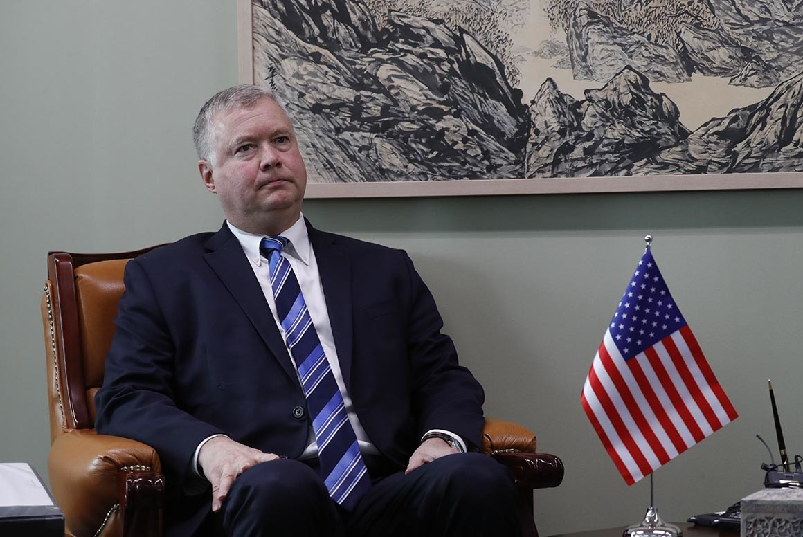 Ông Stephen Biegun cũng từng nắm giữ nhiều vị trí trong chính phủ liên bang như Thư ký điều hành của Hội đồng An ninh Quốc gia Mỹ, có nhiệm vụ báo cáo Cố vấn an ninh quốc gia Condoleezza Rice dưới thời cựu Tổng thống Mỹ George W. Bush. Ảnh: Politico.