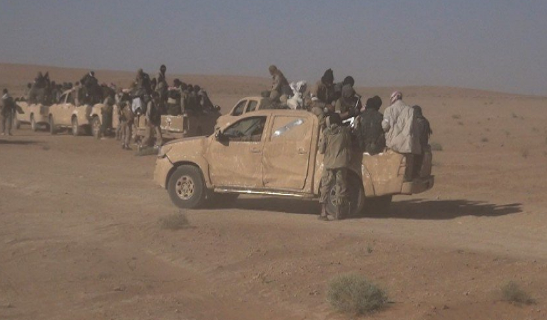 "Các tay súng khủng bố IS đã tấn công lực lượng vũ trang Nga và Syria vào ngày 24 và 25/9, khiến một số binh sĩ thiệt mạng và bị thương", AMN đưa tin. Ảnh: Twitter.