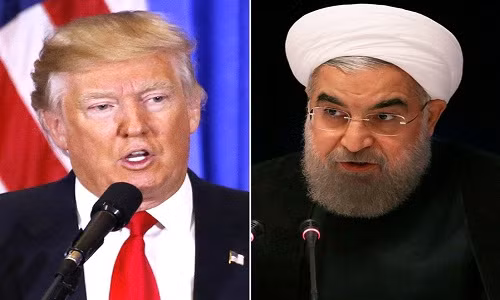 Theo Sputnik, Tổng thống Mỹ Donald Trump (trái) trước đó cho biết ông không loại trừ khả năng gặp người đồng cấp Iran Hassan Rouhani tại phiên họp thứ 74 của Đại hội đồng Liên Hợp Quốc ở thành phố New York. Ảnh: JP.