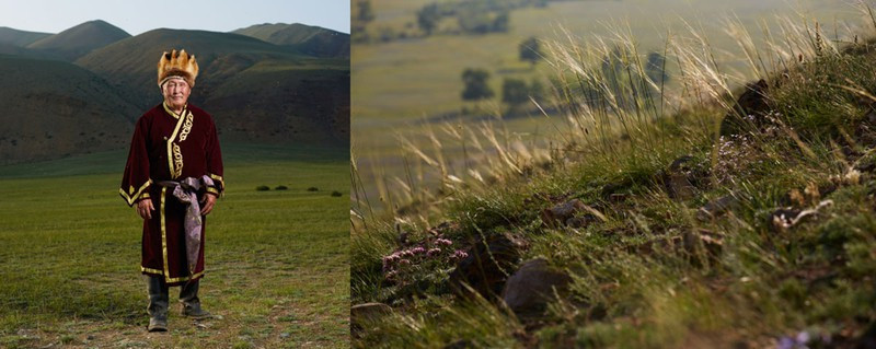 Các dân tộc thiểu số ở Altai luôn cố gắng giữ gìn nghề truyền thống của cha ông. Ông Vasily là một người thợ chạm khắc xương.