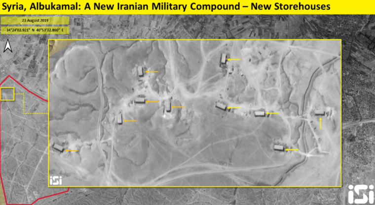 Theo Fox News, công trình này đã được khởi công trong vài tháng gần đây và sẽ sớm hoàn thành. Khu căn cứ tổ hợp này bao gồm các nhà kho có thể được dùng để chứa đạn dược. Ảnh: AMN/ISI.