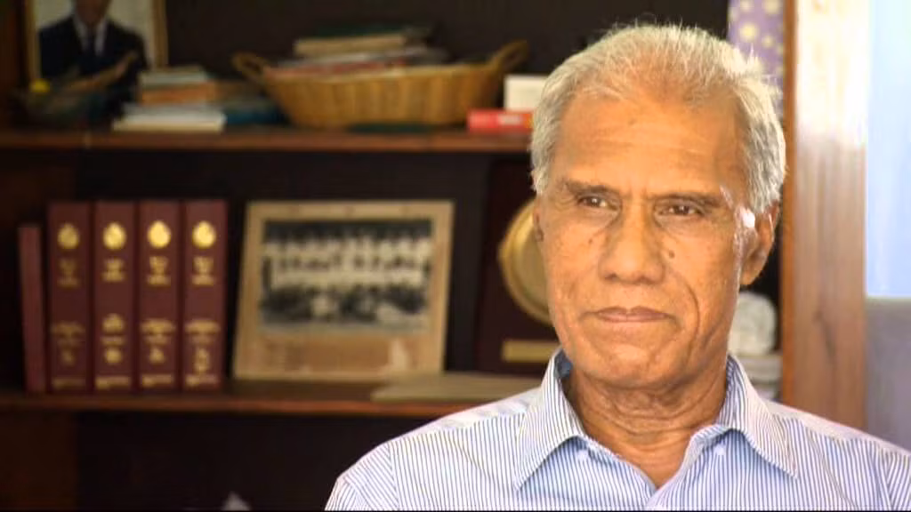 Thủ tướng Pohiva lần đầu tiên được bầu vào Quốc hội Tonga vào năm 1987. Ảnh: RNZ.