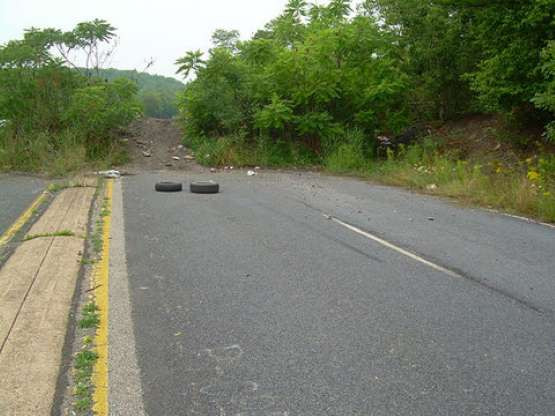 Một đoạn đường 61 chạy qua thị trấn này đã bị đóng cửa vĩnh viễn vì chi phí tu sửa quá tốn kém.