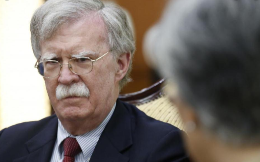 Tháng 4/2018, ông Bolton giữ chức Cố vấn An ninh quốc gia Mỹ, thay thế người tiền nhiệm H.R. McMaster dưới thời Tổng thống Trump. Ảnh: UPI. 