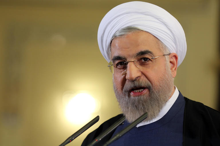 Mới đây nhất, ngày 23/9, Tổng thống Iran Hassan Rouhani tuyên bố các biện pháp trừng phạt mới của Mỹ nhằm vào Ngân hàng Trung ương Iran cho thấy chính sách gây sức ép tối đa của Washington đối với Tehran đã thất bại. Ảnh: MSNBC.
