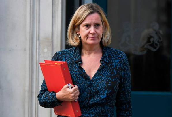 Từ tháng 7/2016 đến tháng 4/2018, bà Rudd giữ chức Bộ trưởng Nội vụ dưới thời Thủ tướng Anh Theresa May. Ảnh: Getty.