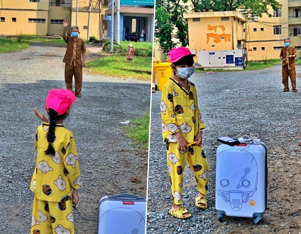 Thuong be gai mo coi bin rin chia tay ong o cong benh vien da chien