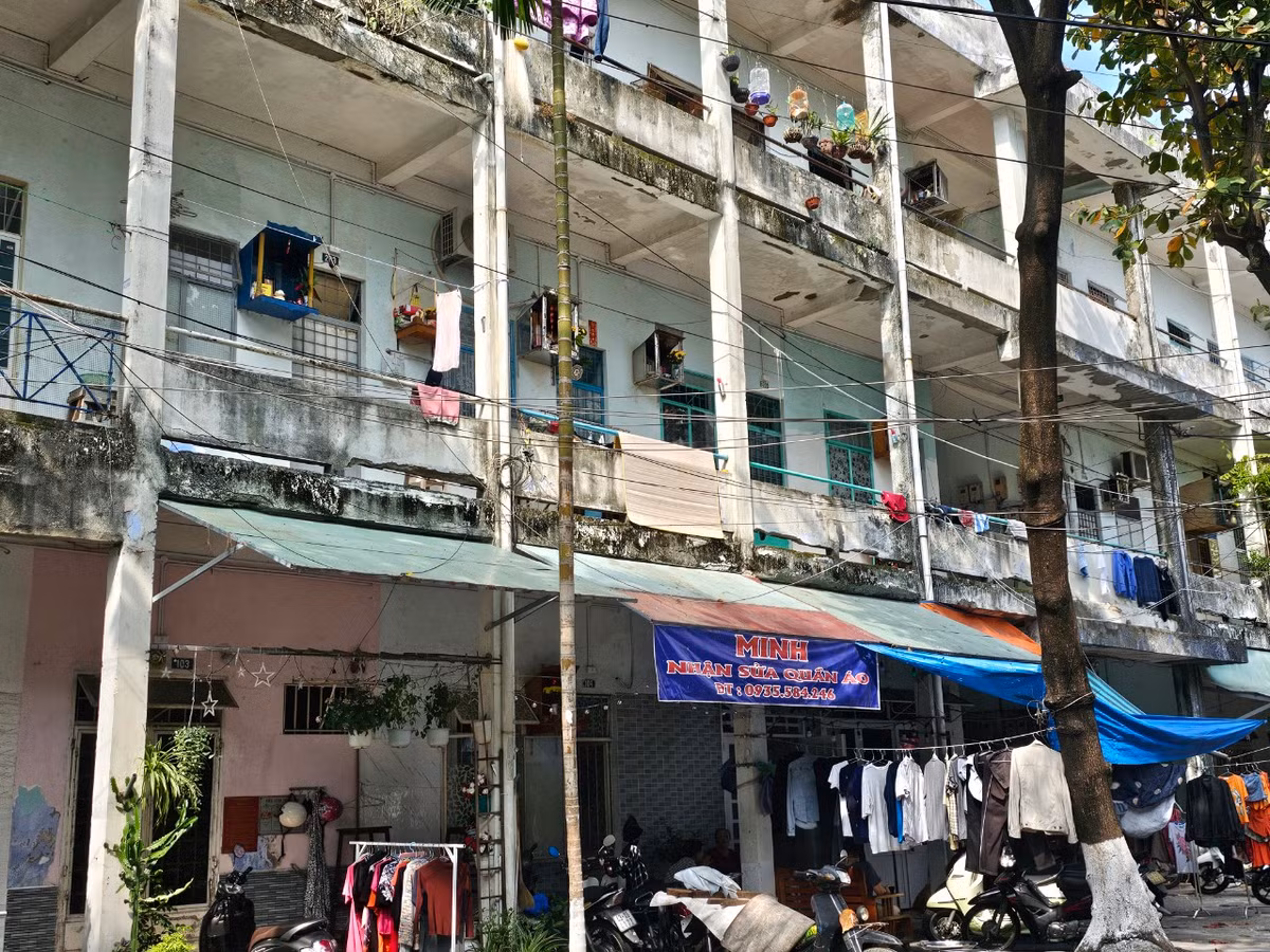 Chung cư Thuận Phước nằm trên địa bàn quận Hải Châu (TP. Đà Nẵng) là một trong ba chung cư cần phải di dời, giải tỏa.