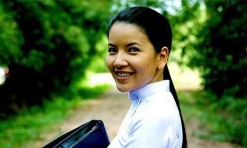 Diễn viên Ngọc Trinh trong phim "Mùi ngò gai".