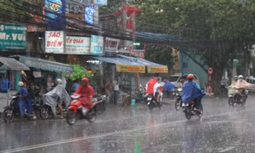 Hom nay Ha Noi tiep tuc co mua to den rat to