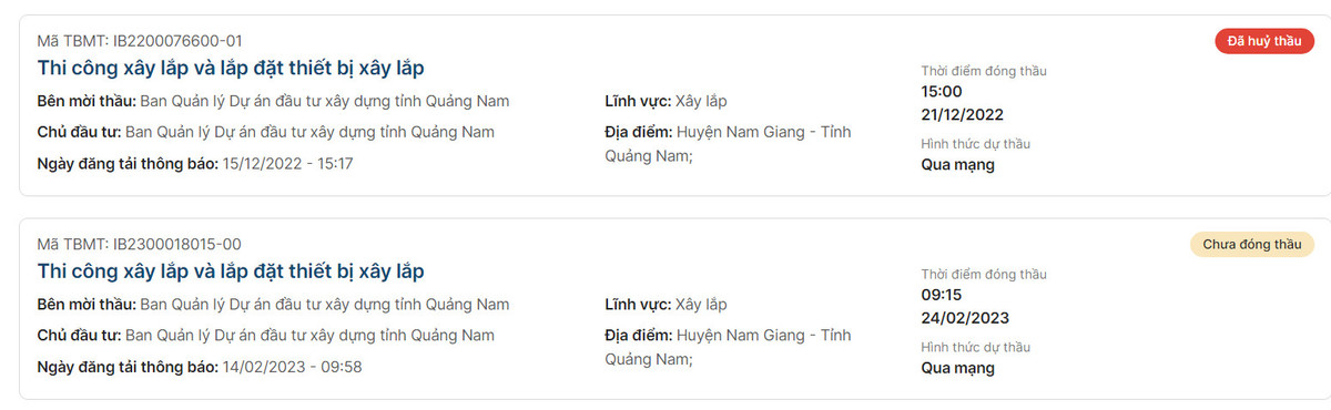 BQL du an DTXD Quang Nam len tieng ve phan anh 