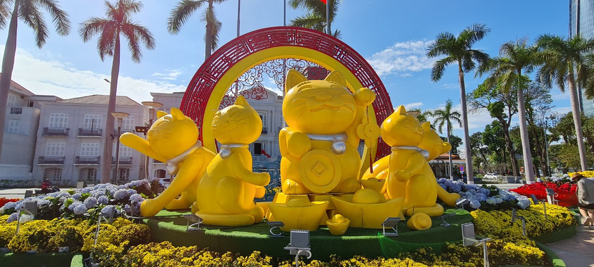 hững linh vật mèo ngộ nghĩnh này dự kiến sẽ được tặng lại cho các trường mầm non vùng nông thôn của huyện Hòa Vang.