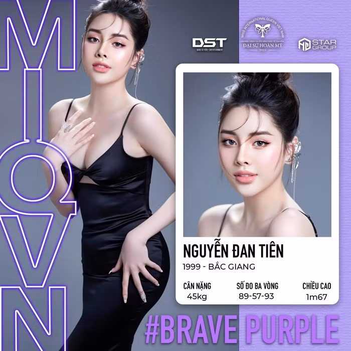 Dan Tien gay an tuong tai Hoa hau Chuyen gioi Viet Nam 2023