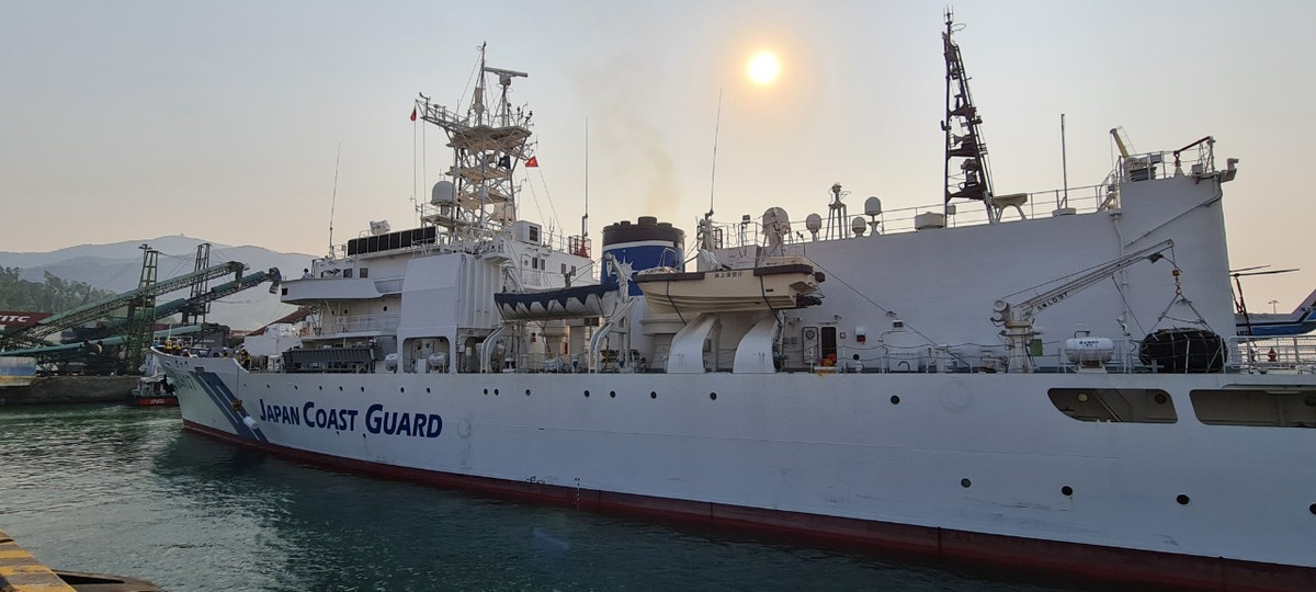 Đây là chuyến thăm Việt Nam đầu tiên của tàu thuộc LLBVBB Nhật Bản trong năm 2023.