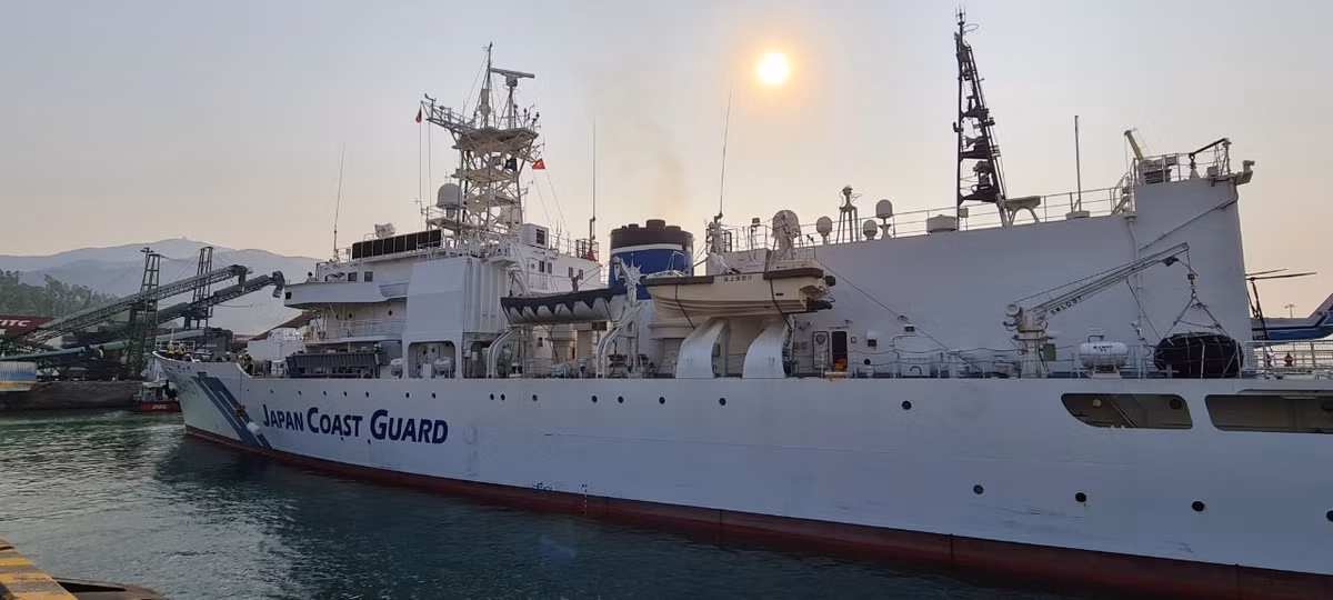 Đây là chuyến thăm Việt Nam đầu tiên của tàu thuộc LLBVBB Nhật Bản trong năm 2023.