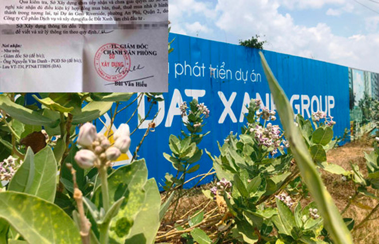 Thế nhưng mới đây, Sở Xây dựng TP HCM đã khẳng định, chưa tiếp nhận và chưa giải quyết hồ sơ đề nghị xác nhận đủ điều kiện ký hợp đồng mua bán, thuê, thuê mua nhà ở hình thành trong tương lai tại Dự án Gem Riverside do Công ty Cổ phần Dịch vụ xây dựng địa ốc Đất Xanh làm chủ đầu tư. 