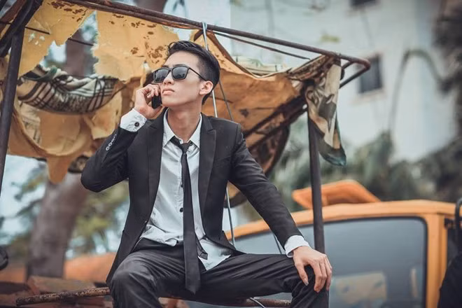 Các khoảnh khắc được thực hiện tại một công trường cũ ở thành phố Đồng Hới (Quảng Bình).