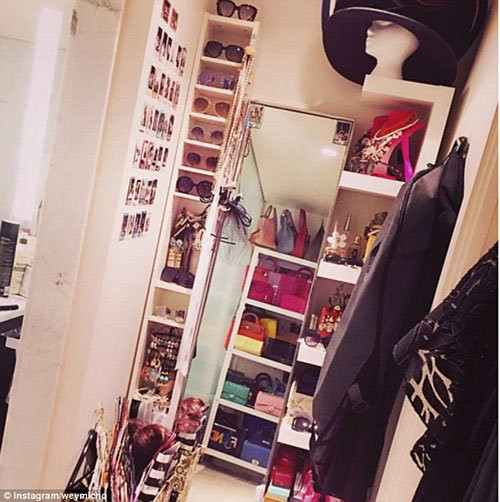 Những tủ đồ phủ kín hàng hiệu của con gái các tỷ phú.