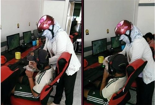 Nhưng cũng có những trường hợp ngoại lệ, trái ngược hoàn toàn khi những cậu ấm, cô chiêu được bố, mẹ, người nhà "phục vụ tận răng" khi đang ngồi chơi game.