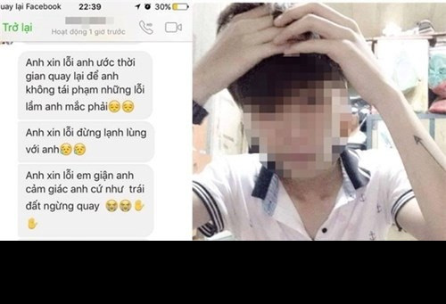 Trước đó hình ảnh về một chàng trai đã nhắn đến 200 tin nhắn khác nhau để xin lỗi bạn gái đã thu hút gần 20 nghìn lượt like và bình luận của cư dân mạng. Ảnh: Internet.