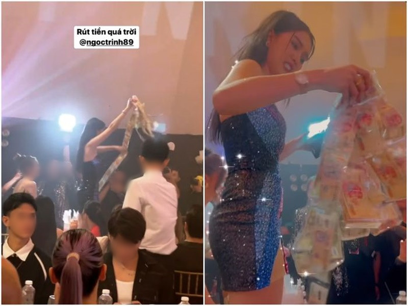 "Nữ hoàng nội y" nhận nhiều món quà giá trị. Ảnh: Bestie