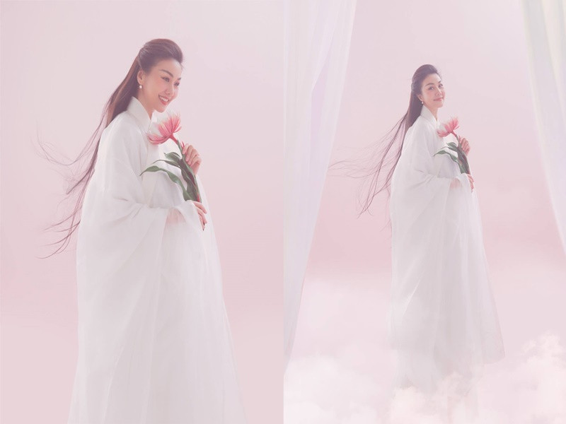 Người đối diện khó rời mắt khỏi Thanh Hằng. Ảnh: An ninh thủ đô