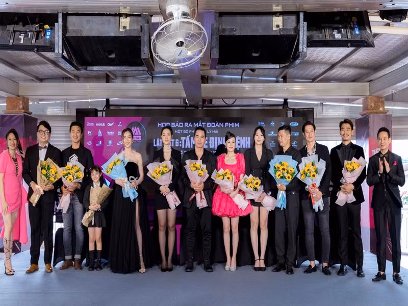 Với “Lật mặt 6”, Lý Hải còn trao cơ hội cho những gương mặt ít được chú ý như: nam diễn viên Trần Kim Hải, Huỳnh Thi, nữ diễn viên Tú Tri, Quỳnh Như, Tạ Lâm và diễn viên nhí Nguyễn Cao Thùy Linh. Ảnh: FBNV