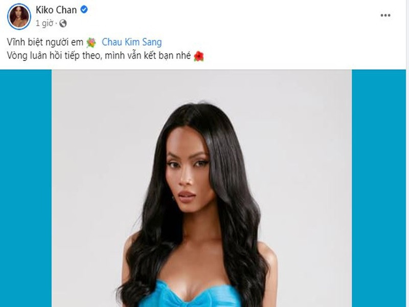 Kiko Chan tiếc thương Kim Sang.