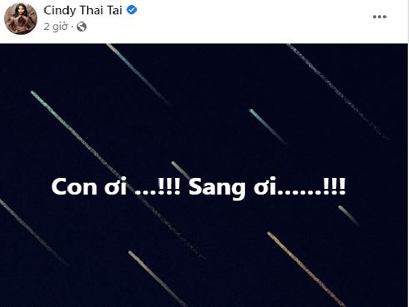 Cindy Thái Tài bàng hoàng trước sự ra đi của Kim Sang.