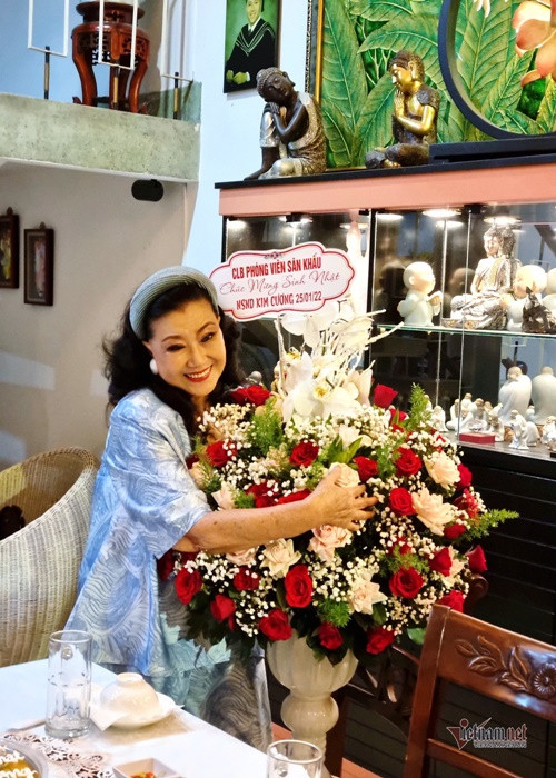 Nữ nghệ sĩ đón tuổi 85 hồi tháng 1/2022. Ảnh: Vietnamnet