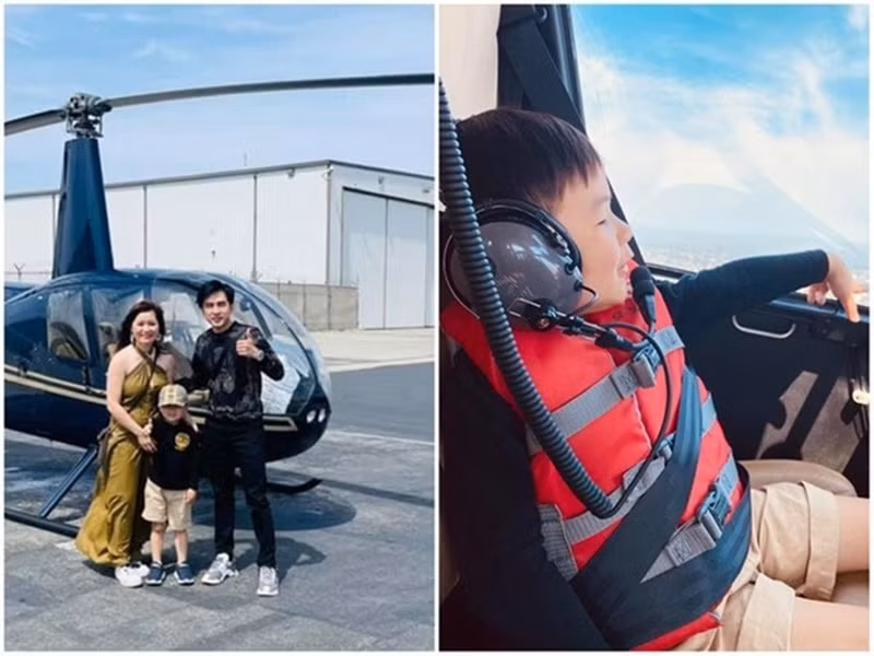 Cặp đôi một thời từng thuê trực thăng trong chuyến du lịch để chiều lòng cậu quý tử.