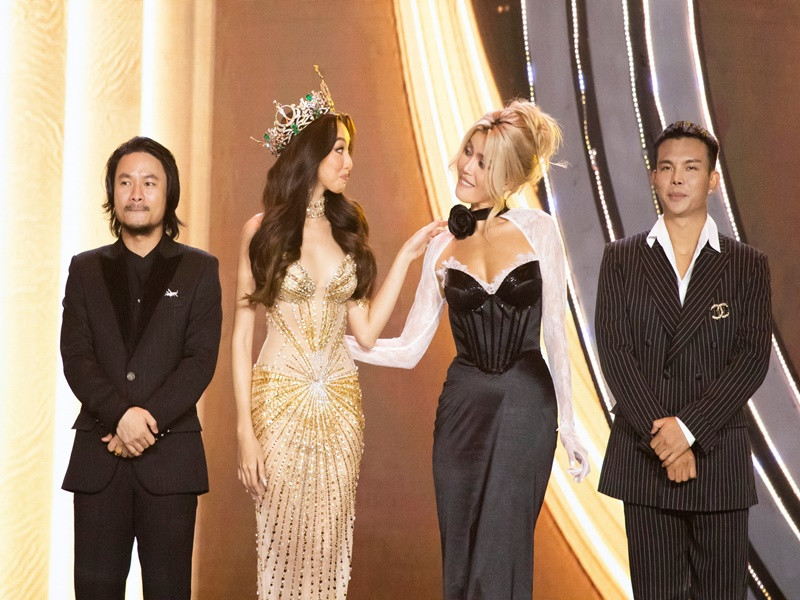 Sự xuất hiện của Thùy Tiên sau ồn ào kêu gọi từ thiện nhận được sự quan tâm của nhiều khán giả. Ảnh: Miss Grand Vietnam