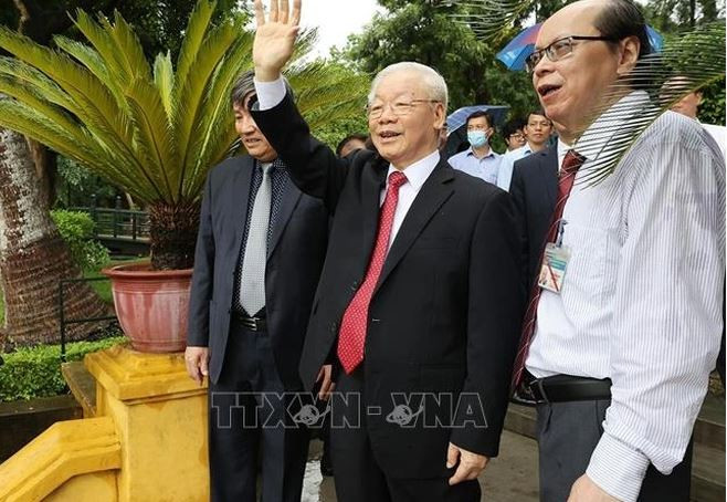 77 nam Quoc khanh: Tong Bi thu dang huong tuong niem Chu tich Ho Chi Minh-Hinh-3