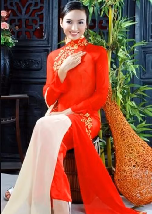 Trong đêm chung kết Hoa hậu Du lịch Quốc tế 2008, Ngọc Diễm có mặt trong top 3 trang phục dân tộc đẹp nhất và là thí sinh tài năng nhất. Ảnh: Dân Trí