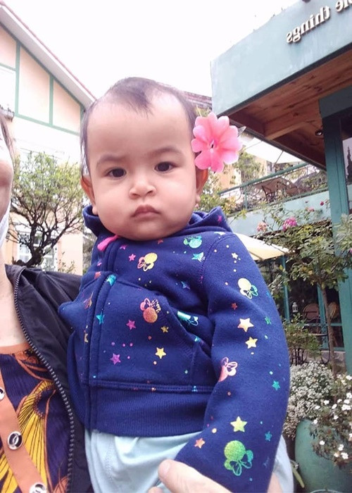 Võ Hạ Trâm mới đây cho biết, ái nữ ăn chay nhưng phát triển tốt.