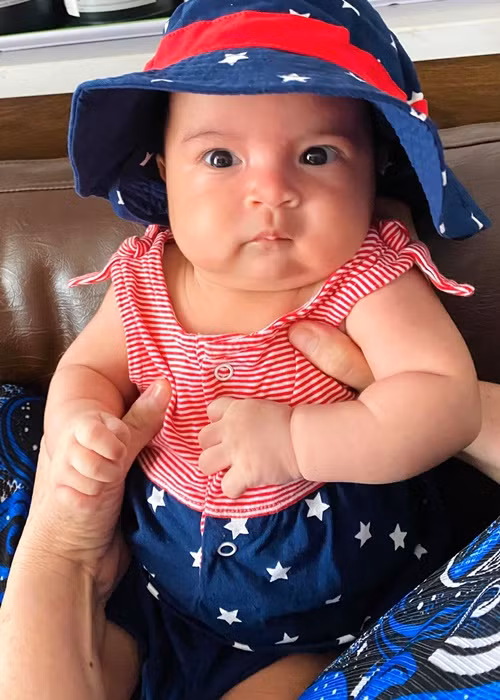 Con gái Võ Hạ Trâm - bé Moon cũng ăn chay trường.