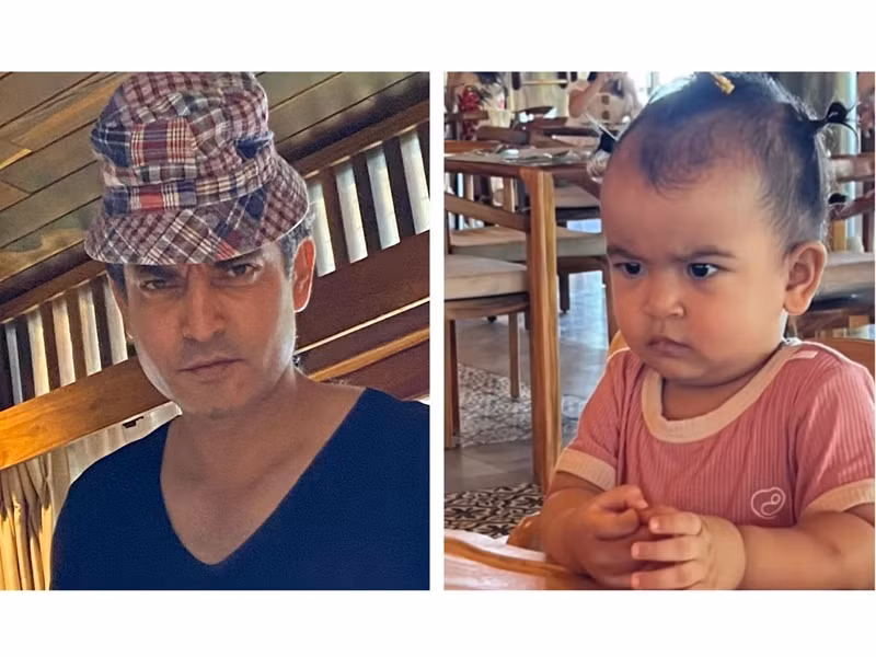 Cô nhóc càng lớn càng giống bố.