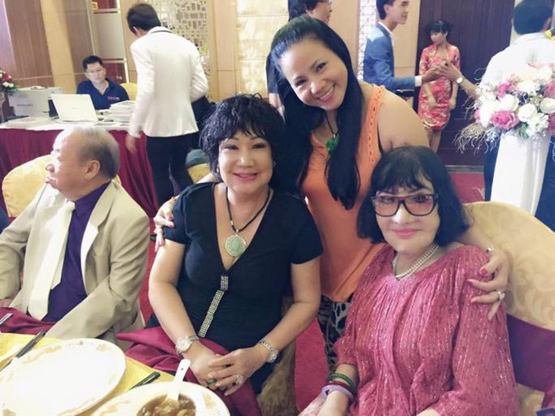 Tháng 5/2015, Thẩm Thúy Hằng đến tham dự chương trình "Họp mặt nghệ sĩ" do Thanh Bạch tổ chức. Ảnh: Người lao động