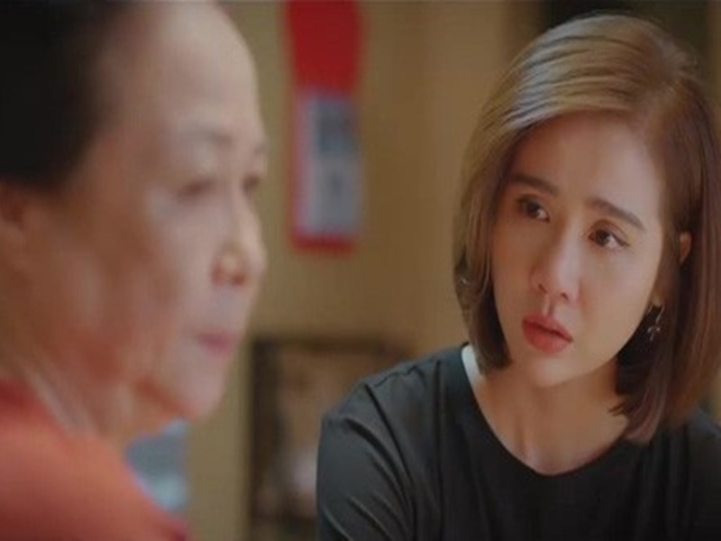 Huyền Lizzie tham gia nhiều phim truyền hình, vào vai chính trong “Ngược chiều nước mắt”. Tuy nhiên, Vân Trang trong "Thương ngày nắng về" là vai chính trong bộ phim dài tập nhất mà cô tham gia. Ảnh: VTV