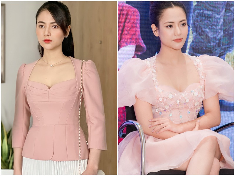 Top 10 đề cử Diễn viên nữ ấn tượng còn gồm Việt Hoa. Cô hóa thân thành một người phụ nữ hiền lành, cam chịu trong “Anh có phải đàn ông không” sau loạt vai diễn sắc sảo, đanh đá như Đào trong “Cô gái nhà người ta”, Thiên Nga trong “Hương vị tình thân”. Việt Hoa gây ấn tượng với gương mặt xinh đẹp, đậm chất Á Đông cùng vóc dáng thon gọn. Ảnh: FBNV