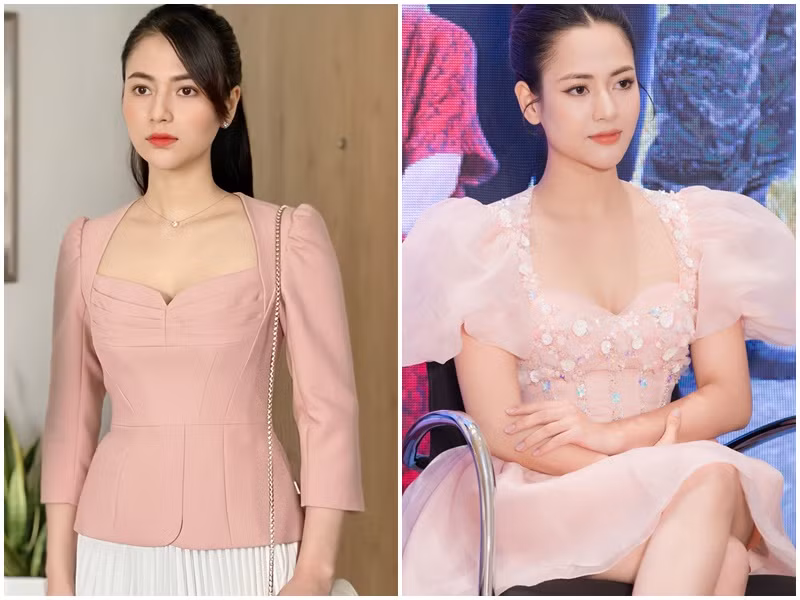 Top 10 đề cử Diễn viên nữ ấn tượng còn gồm Việt Hoa. Cô hóa thân thành một người phụ nữ hiền lành, cam chịu trong “Anh có phải đàn ông không” sau loạt vai diễn sắc sảo, đanh đá như Đào trong “Cô gái nhà người ta”, Thiên Nga trong “Hương vị tình thân”. Việt Hoa gây ấn tượng với gương mặt xinh đẹp, đậm chất Á Đông cùng vóc dáng thon gọn. Ảnh: FBNV